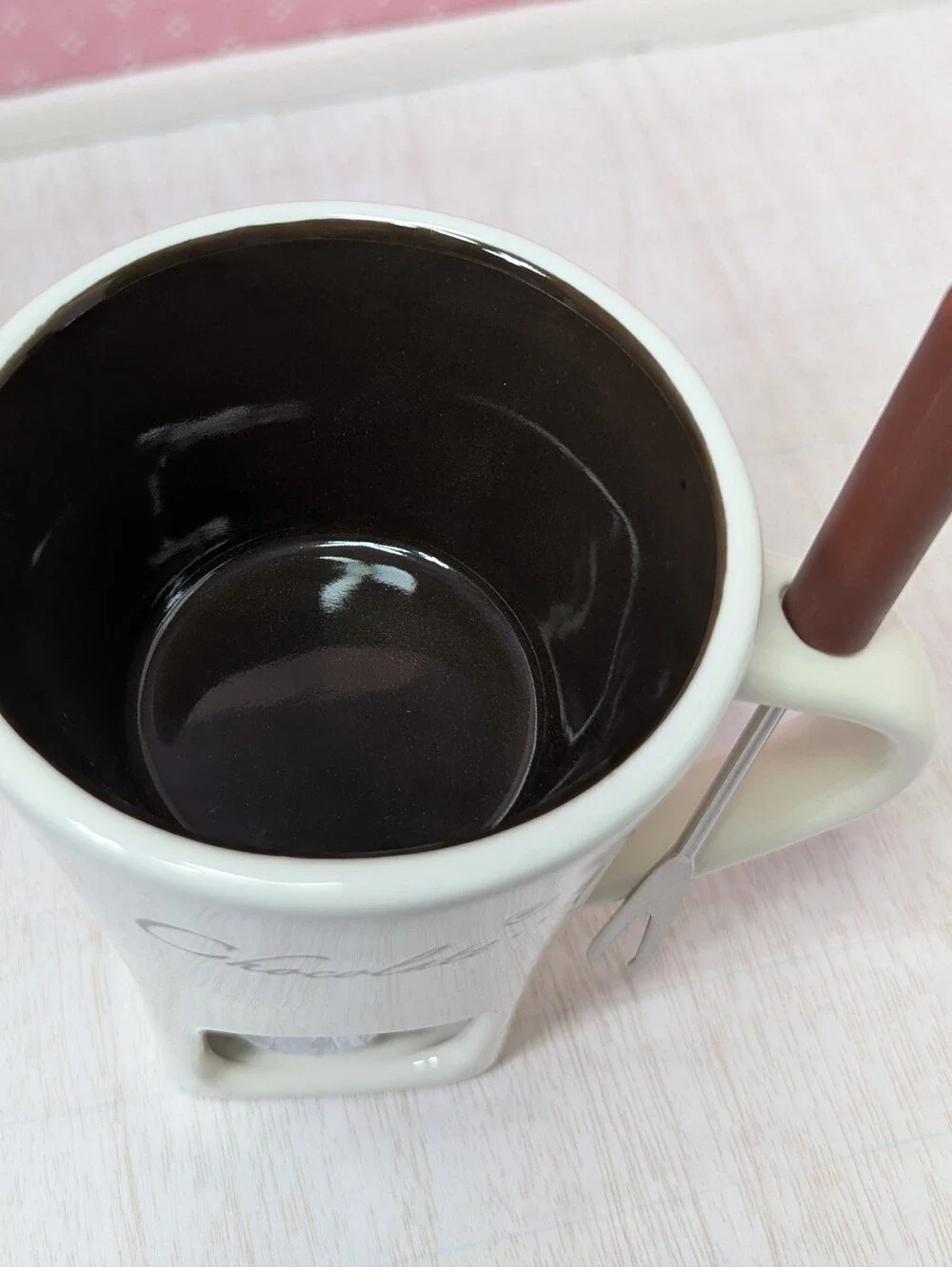 None fondue mug